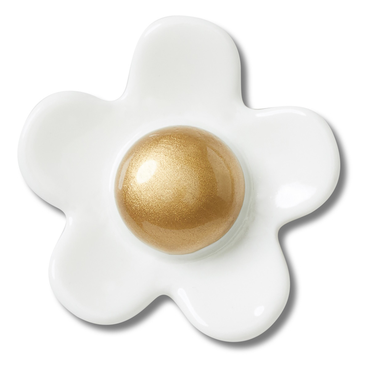 Jibbitz Crocs White Daisy with Gold Center - imagine 6